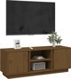 vidaXL Επίπλωση για TV, χρώμα μέλι, 110x35x40,5 εκ., μασίφ πεύκο