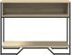 vidaXL Stoliki konsolowe, dab sonoma, 100x35x74,5 cm