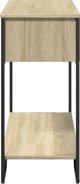 vidaXL Stoliki konsolowe, dab sonoma, 100x35x74,5 cm