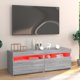 vidaXL Szafka pod TV z LED, szary dab sonoma, 120x35x40 cm