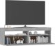 vidaXL Szafka pod TV z LED, szary dab sonoma, 120x35x40 cm