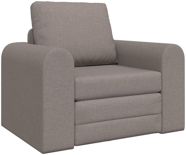 vidaXL Καναπές-Κρεβάτι 2 σε 1 Υφασμάτινος Taupe 98x71x83 εκ.