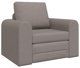 vidaXL Καναπές-Κρεβάτι 2 σε 1 Υφασμάτινος Taupe 98x71x83 εκ.
