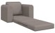 vidaXL Καναπές-Κρεβάτι 2 σε 1 Υφασμάτινος Taupe 98x71x83 εκ.