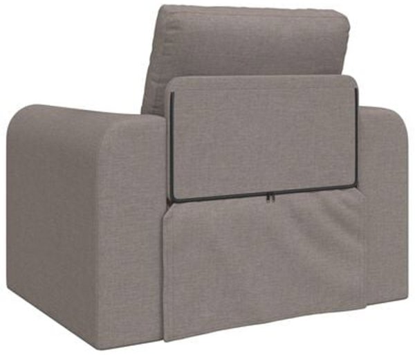 vidaXL Καναπές-Κρεβάτι 2 σε 1 Υφασμάτινος Taupe 98x71x83 εκ.