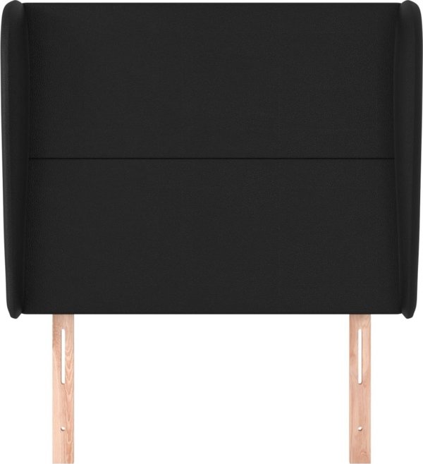 vidaXL Ζαγλοβέκ uszak, μαύρο, 103x23x118/128 εκ., συνθετικό δέρμα