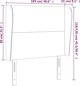 vidaXL Ζαγλοβέκ uszak, μαύρο, 103x23x118/128 εκ., συνθετικό δέρμα