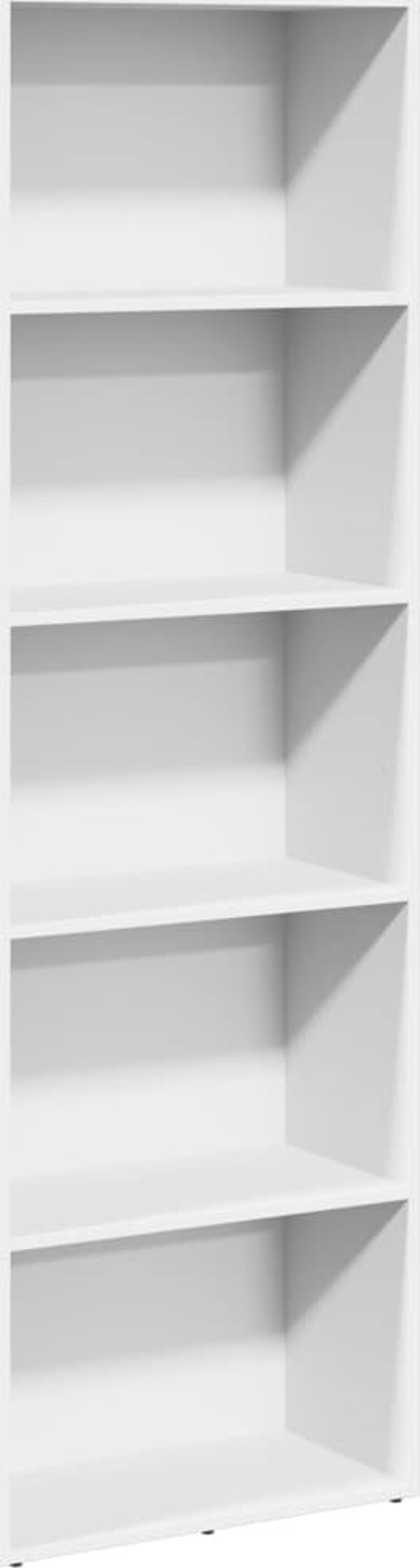 vidaXL Βιβλιοθήκη λευκή 60x30x189 cm, υλικό ξύλινης προέλευσης