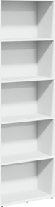 vidaXL Βιβλιοθήκη λευκή 60x30x189 cm, υλικό ξύλινης προέλευσης