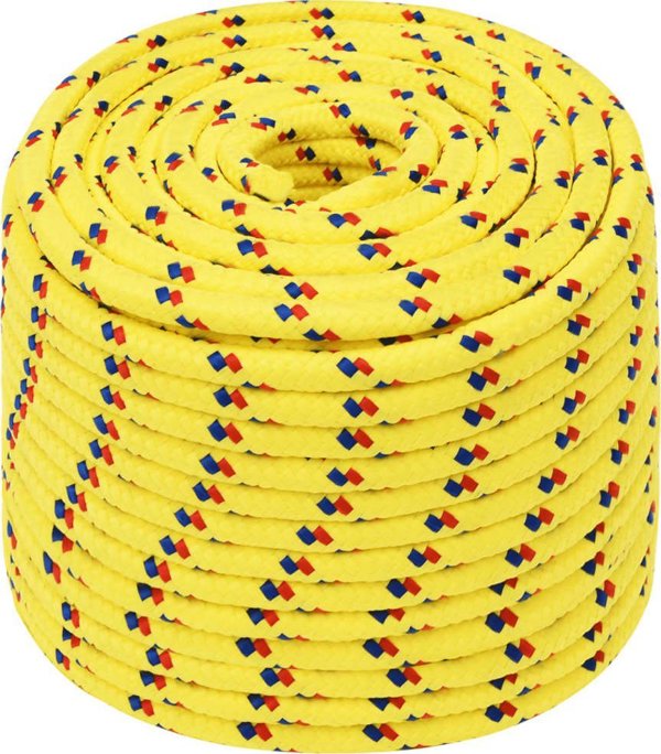 vidaXL Linka zejlarska, zolita, 14 mm, 25 m, polipropilen
