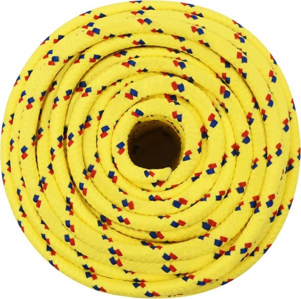 vidaXL Linka zejlarska, zolita, 14 mm, 25 m, polipropilen