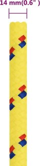 vidaXL Linka zejlarska, zolita, 14 mm, 25 m, polipropilen