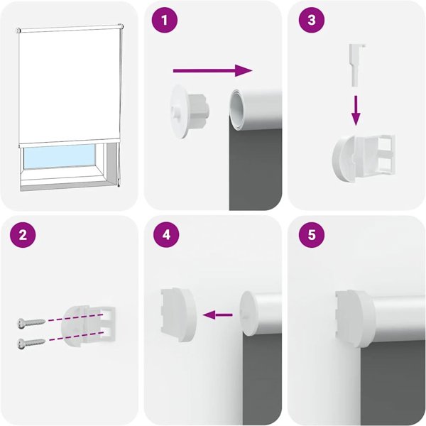 vidaXL Roleta zaciemniajaca λευκη 150x150cm