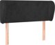 vidaXL Κεφαλάρι uszak, μαύρο, 103x23x78/88 cm, βελούδινο