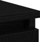 vidaXL Συρταριέρα, Μαύρη Δρυς, 71x35x84 εκ., από Κολλητό Ξύλο