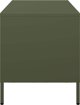 vidaXL Szafka RTV, oliwkowa, 101,5x39x43,5 cm, stal walcowana na zimno