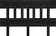 vidaXL Μαύρο κεφαλάρι κρεβατιού, 143,5x3x81 cm, lite ξύλο πεύκου