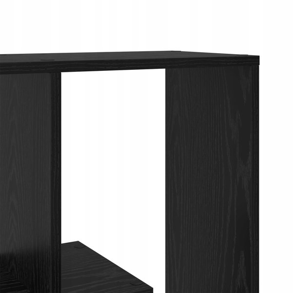 vidaXL Βιβλιοθήκη Μαύρη Δρυς 67 x 25 x 162 cm