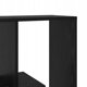 vidaXL Βιβλιοθήκη Μαύρη Δρυς 67 x 25 x 162 cm