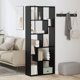 vidaXL Βιβλιοθήκη Μαύρη Δρυς 67 x 25 x 162 cm