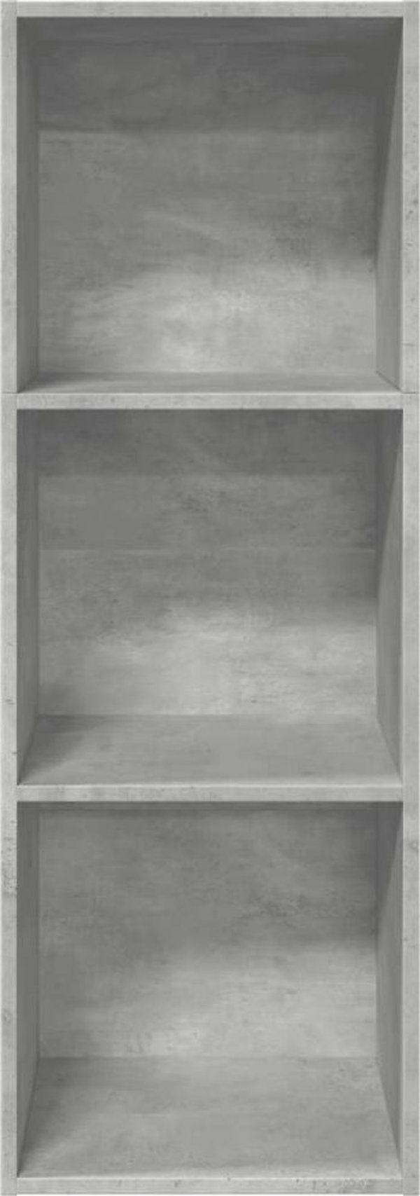 vidaXL Βιβλιοθήκη απόχρωσης τσιμέντου, 40x30x114 εκ.