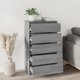 vidaXL Κομπότα γκρι δρυς Sonoma, 60x36x103 εκ., από συνθετικό ξύλο