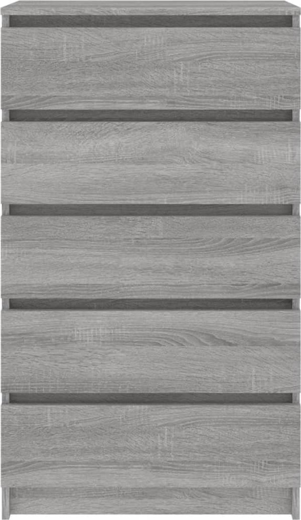 vidaXL Κομπότα γκρι δρυς Sonoma, 60x36x103 εκ., από συνθετικό ξύλο