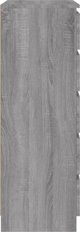 vidaXL Κομπότα γκρι δρυς Sonoma, 60x36x103 εκ., από συνθετικό ξύλο