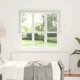 vidaXL Βενετικές περσίδες Λευκό 175 x 140 cm από αλουμίνιο
