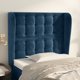 Κεφαλάρι uszak vidaXL, σκούρο μπλε, 83x23x118/128 εκ., βελούδο