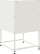 vidaXL Κομοδίνα, Σετ 2 Τεμαχίων, Λευκά, 36x39x60,5 cm, Χάλυβας