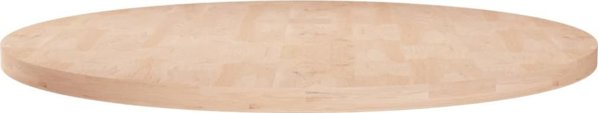 vidaXL Στρογγυλή επιφάνεια τραπεζιού, 70x2,5 εκ., ακατέργαστο δρυς ξύλο