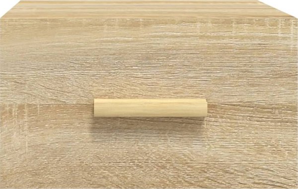 vidaXL Kremales noptieras kreas, 2 tem., sonoma drvo, 35x35x20 cm