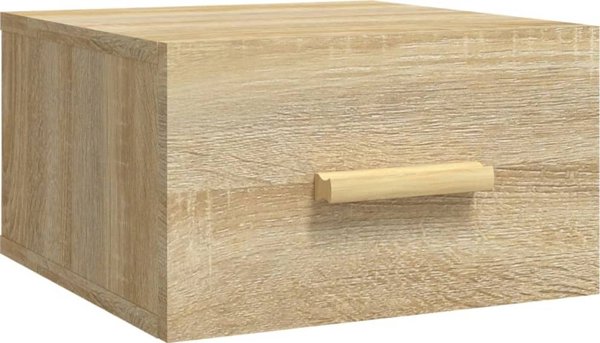 vidaXL Kremales noptieras kreas, 2 tem., sonoma drvo, 35x35x20 cm