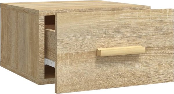 vidaXL Kremales noptieras kreas, 2 tem., sonoma drvo, 35x35x20 cm