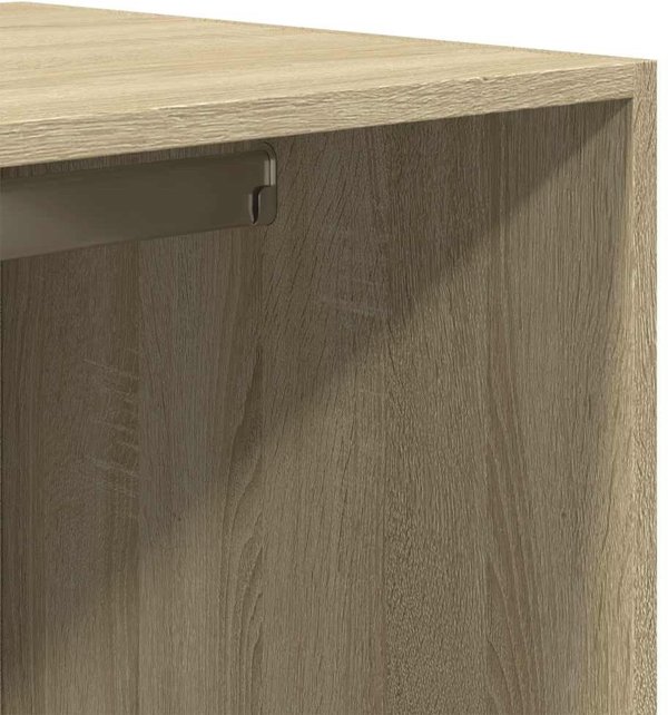 vidaXL Ντουλάπα Ρούχων 80x50x200 εκ. από Ξύλο Δρυς Σονόμα