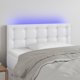 vidaXL Zaglowek do lozka me LED, leuko, 80x5x78/88 cm, texnito dela