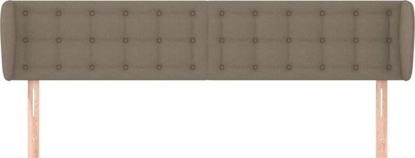 vidaXL Κεφαλάρι uszak taupe 163x23x78/88 cm από ύφασμα