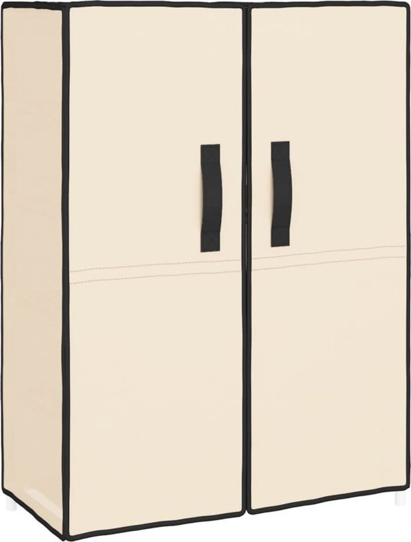 vidaXL Ντουλάπι για Παπούτσια, Κρεμ, 60x28x90 εκ., από Υλικό