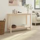 vidaXL vidaXL Stolik konsolowy, 110x40x80 cm, lite drewno sosnowe