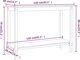 vidaXL vidaXL Stolik konsolowy, 110x40x80 cm, lite drewno sosnowe