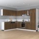 vidaXL Κάτω ντουλάπι με συρτάρι, καφέ δρυς, 30x46x81,5 εκ.