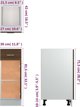 vidaXL Κάτω ντουλάπι με συρτάρι, καφέ δρυς, 30x46x81,5 εκ.