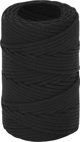 vidaXL Ναυτικό σχοινι, μαύρο μονόχρωμο, 2 mm, 100 m, πολυπροπυλένιο