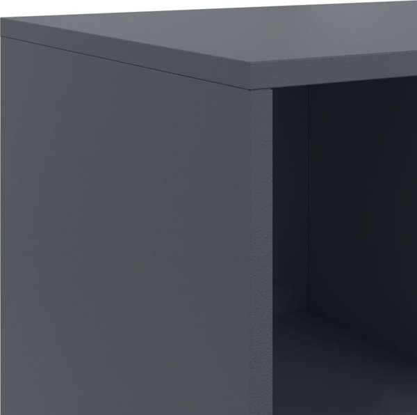vidaXL Szafka, antracytowa, 100,5x39x72 cm, stal