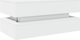 vidaXL Stolik kawowy z oswietleniem LED, bialy, 90x50x40 cm