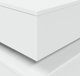 vidaXL Stolik kawowy z oswietleniem LED, bialy, 90x50x40 cm