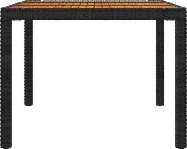 vidaXL vidaXL 9-cz. zestaw mebli ogrodowych z poduszkami, rattan PE, czarny