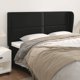 vidaXL Zaglowek uszak czarny 203x23x118-128 cm sztuczna skora