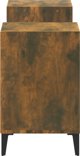 vidaXL Έπιπλο τηλεόρασης, καπνισμένη δρυς, 160x35x55 cm